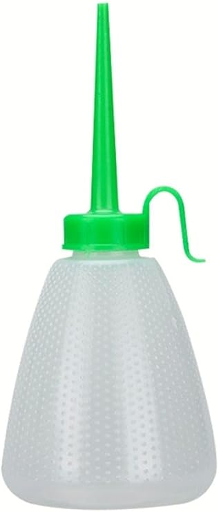 2 ADET Motor Siliikon Makina Makine Yağı Yağlama Plastik Şişesi 180 Ml Huni Ağızlı Damlalık Şişe (2)