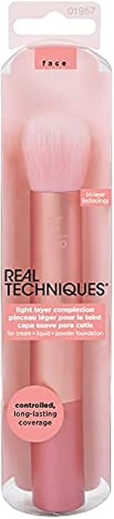 Real Techniques Light Layer Complexion Face Brush for Foundation and Powder