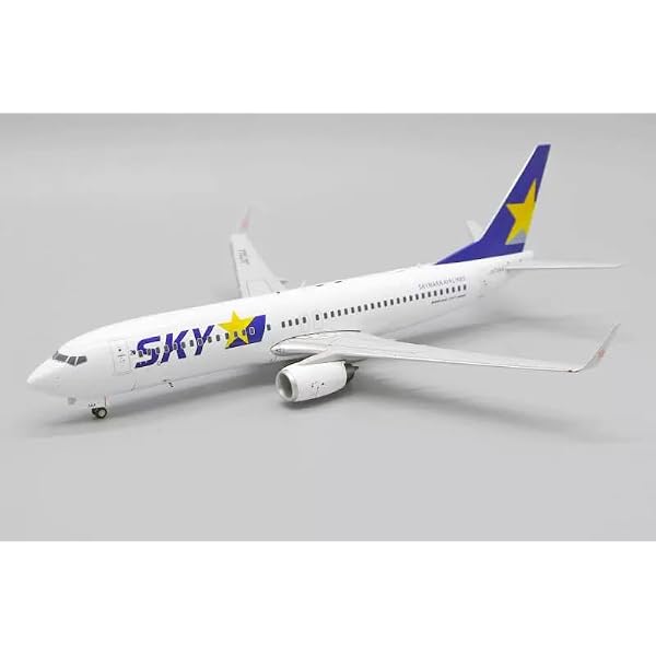 JC Wings 1200 Complete Skymark Airlines for BOEING B737-800 JA73AA Aircraft Pre-built Model Model Aircraft