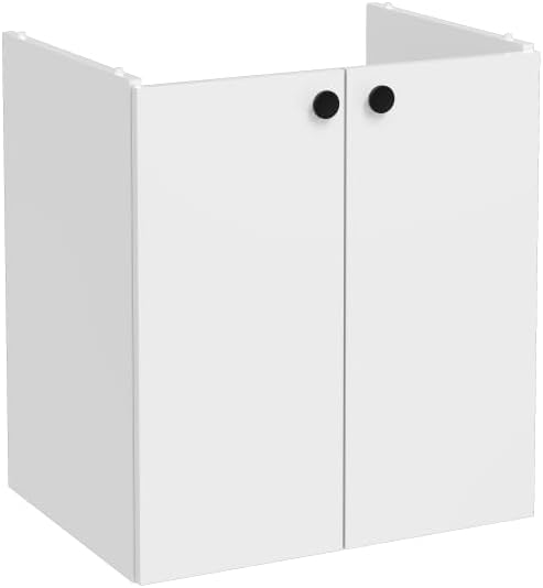 VitrA Shift T20 81002 Kapaklı Lavabo Dolabı, Parlak Beyaz, 60 cm