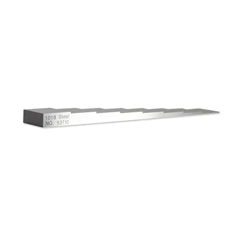 Thickness Calibration Block 1-8mm Steel 8 Step Calibration Block for Thickness Meter
