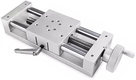 Manual Linear Guide Slide Table, X Axis Linear Stage, Ball Screw Motion Rail, 80×80mm Module, for Automation Equipment