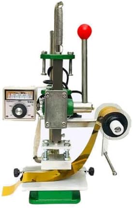 10 * 13CM Manual Hot Foil Stamping Machine Leather Press Logo Printing Bronzing