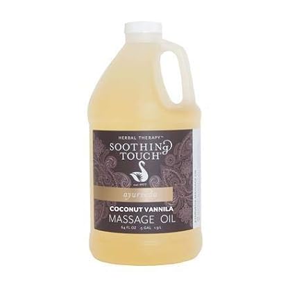 Soothing Touch W67357H Coconut Vanilla Oil, 1/2 Gallon