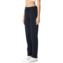 COMEOR Jogging Bottoms Women's Cotton Sports Trousers Long – Sweatpants Women Casual Trousers – Loose Running Trousers Jogger – High Waist Training Trousers Straight Leg Trousers with Elastic