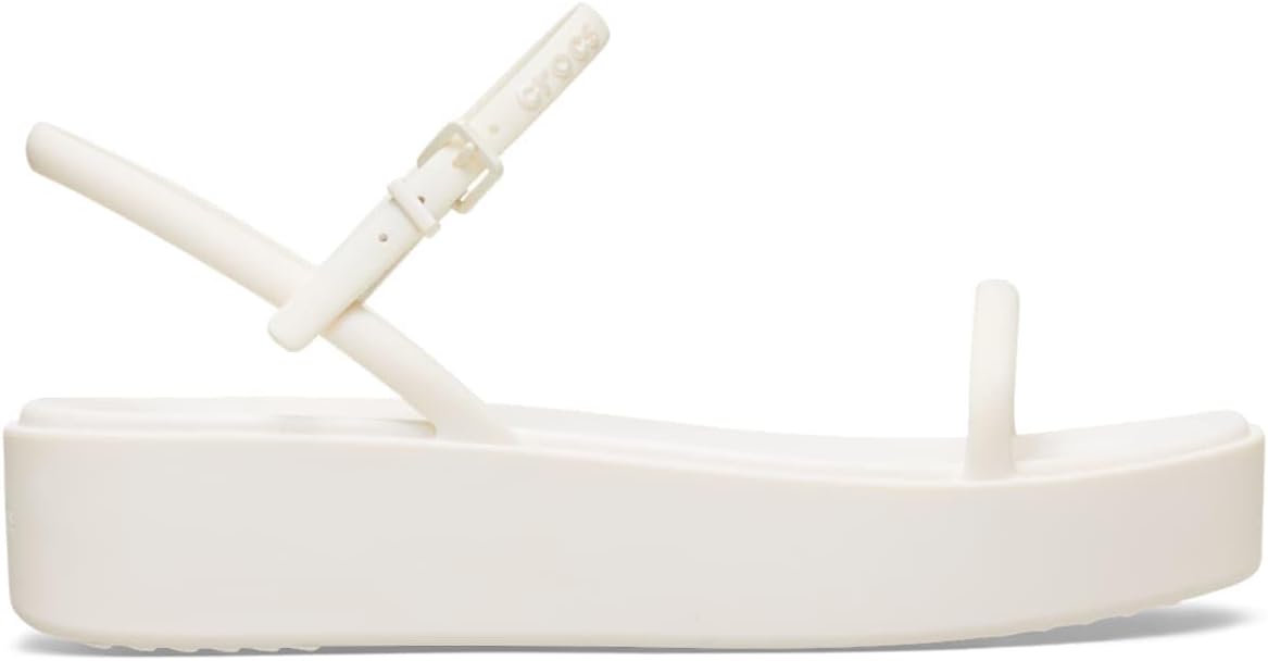 Crocs Miami Platform & Strap Sandals UK 8 White