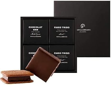Vanilla Beans, ShowCola & Paritro Set of 4, Chocolate, Medium Gift