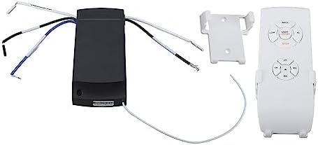 Universal Ceiling Fan Remote Control Kit, 3 in 1 Speed, Light and Timing Wireless Remote Control and Receiver for Ceiling Fan Lamp, Light Fan Controller for Hunter, Harbor Breeze