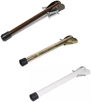 Spring Door Stop - Metal Driveway Stopper - Gate Holder Garage Door Stop. (Black 150mm)