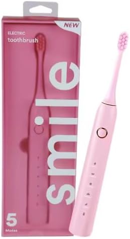 Sonic Electric Toothbrush | Electric Toothbrush | 43,000 Pulses | Dentist Approved | 60 Day Battery | USB-C Charging | 5 Modes | 3 Colour Choices Pink, One Size