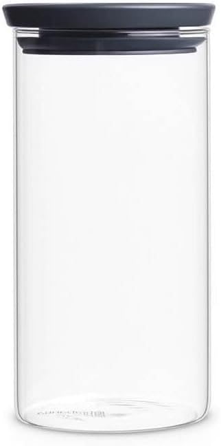 Brabantia 298264 Stackable Glass Jar, 1.1 L