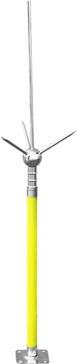 Lightning Rod for Roof, Insulated Lightning Rod, Lightning Protection System for House Industrial Building, Lightning Arrester Kit for Roof Factories