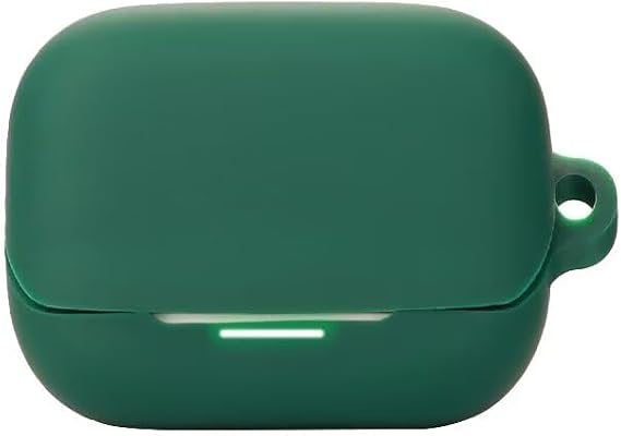TINGYR Case Compatible with Oraimo Freepods Neo OTW-330S, Ceamless Fit Protection, Shockproof And Scratch-Resistant, LED Visible, Case Cover Compatible with Oraimo Freepods Neo OTW-330S.(Dark Green)