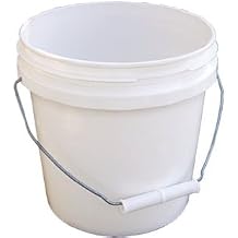 Encore Plastics 1 Gallon White Industrial Pail 10128-200844