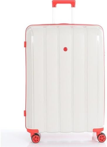 MÇS Polipropilen Valiz V305 76 Cm Kemik Kırmızı