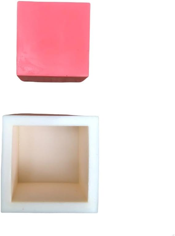 Rufus Concept Küp 2D Mum Kalıbı 10x10x10 (Silikon)