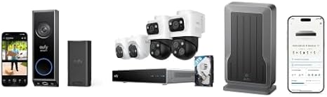 eufy Video Doorbell E340 with PoE NVR S4 & Wi-Fi Module