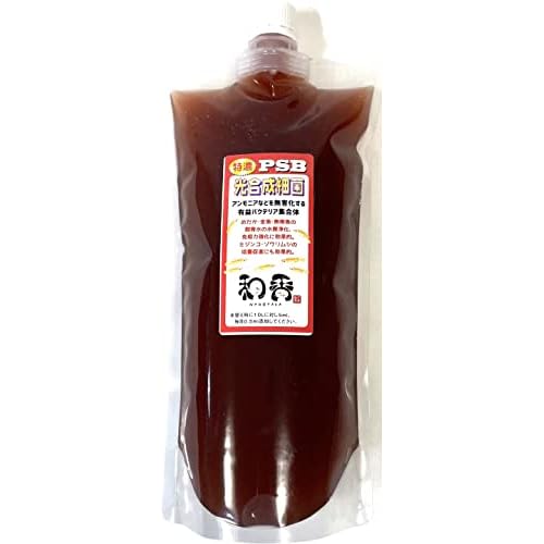 Waka Photosynthetic Bacteria PBS, 33.8 fl oz 1000 ml, Cultivation Set, High Concentrations of Pure Bacteria Purify Water, Boosts the Immunity of Ricefish, Ranchu, Goldfish, Tropical Fish, etc.