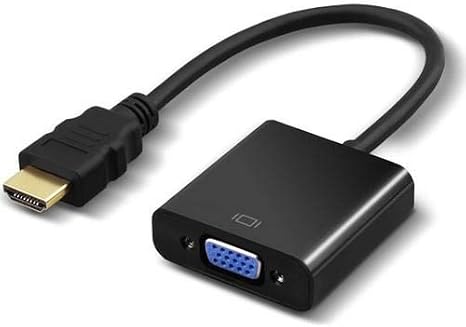 Alfais 4487 HDMI To Vga Monitör Tv Çevirici Dönüştürücü Kablosu, USB - VGA Adaptörler