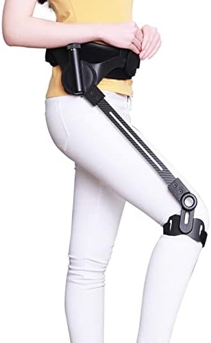 Power Walking Aids, Exoskeleton Power Walking Aids, Stroke Hemiplegia Walker Lower Limb Rehabilitation Training Leg Walking Training Tool (Left S)