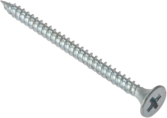ForgeFix Drywall Screws Fine Thread | 3.5 x 60mm | Zinc Plated | Box 500