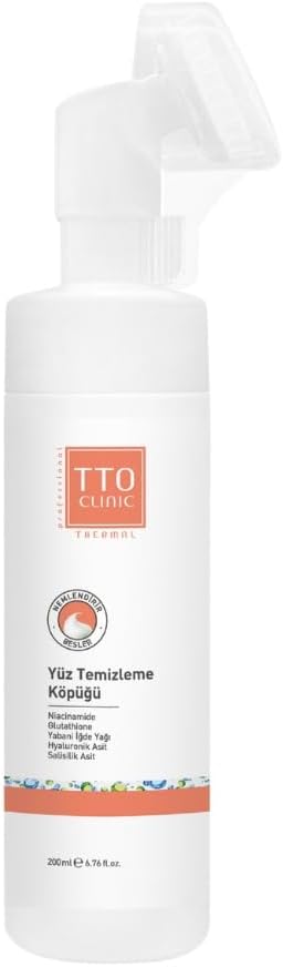 TTO Clınıc Yüz Temizleme Köpüğü 200 Ml Akneli Rozalı Kılcal Damarlı Ciltler(Çay Ağacı Yağı, Aha, Bha)