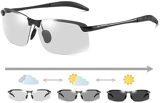 Jowxsx Photochromic Polarized Sunglasses UV400 Sports Sunglasses Day Night Glasses Ultralight Cycling Sunglasses