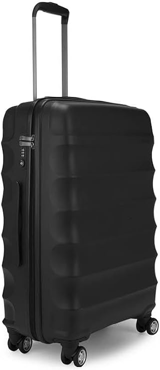 ANTLER Juno Hard Shell Medium Suitcase, Black, 68x46x28.5cm, 73-80L