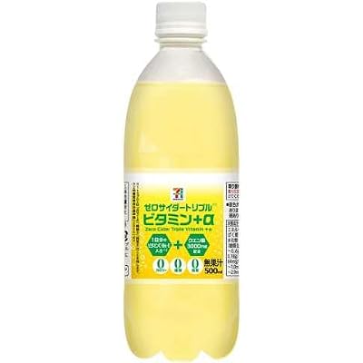 Limited Distribution ItemAsahi Beverage Zero Cider Triple Vitamin, 16.9 fl oz 500 mL x 24 Bottles