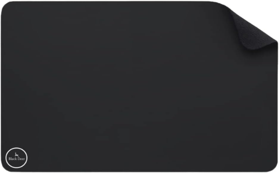 Black Deer Black Professional Player Gaming Mouse Pad, Office and Anti-Slip Base, Waterproof 35x28 M