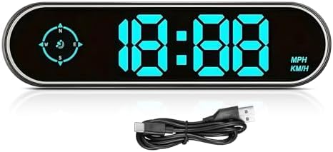 Digital GPS Speedometer Car mph HUD, Heads up display Car Speedometer with Large LED Screen, Real-Time MPH/KMH Display