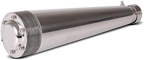Craftride Exhaust Forge B compatible with Honda Black Widow 750 stainless steel Muffler
