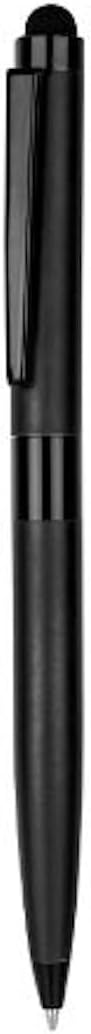 NEO+ QUALITY 2-in-1 Capacitive Touchscreen Stylus and Ballpoint Pen with pen pouch and pen refill (Matt Black)