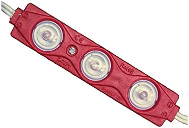 20 Adet 1.5w 12v Mercekli Modül Led (Kırmızı) [Enerji Sınıfı A+++]