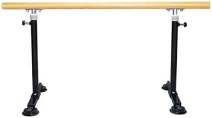 Freestanding Portable Adjustable Ballet Bar for Kids and Adults, Adjustable Dance Bar 175cm Height, Perfect for Home Practice, Dance Studios, Stretching and Fitness (Black