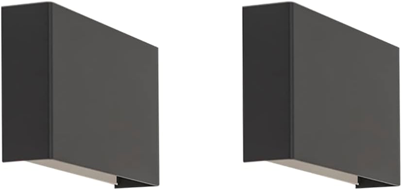 Qazqa - Set of 2 Modern Wall Lamp I Wall Lights Black - Otan- Modern - Suitable for LED G9 | 2 Light - Aluminium Wall Light - Suitable for Living Room I Kitchen I Bedroom I
