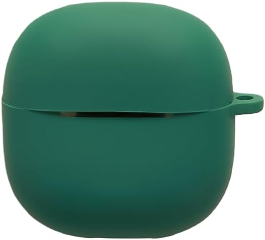 FTRONGRT Case Compatible with Xiaomi Redmi Buds 8 Lite, Anti-Scratch, Shockproof, Silicone Bluetooth Earphone Cover.Dark Green