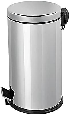 PLX3700-316 Krom Pedallı Paslanmaz Çöp Kovası 16 Lt