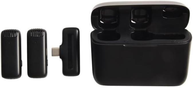 Wireless Lavalier Microphone J13 Dual Mic for usb-c Wireless
