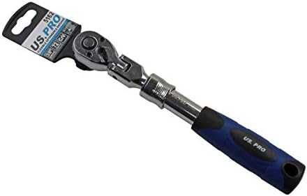 US PRO 3/8" Flexi Flexible Extendable Socket Ratchet 72t Teeth 5162