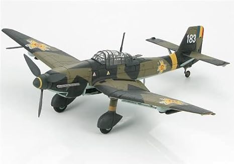 Hobby Master JU 87 D-3 Stuka White 183 Royal Romanian Air Force Jassi 1943 1/72 Druckgussflugzeug vorgefertigtes Modell