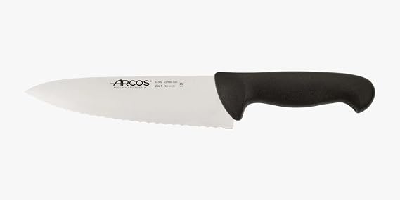 Arcos Chef Knife Serrated Blade Stainless Steel 200 mm