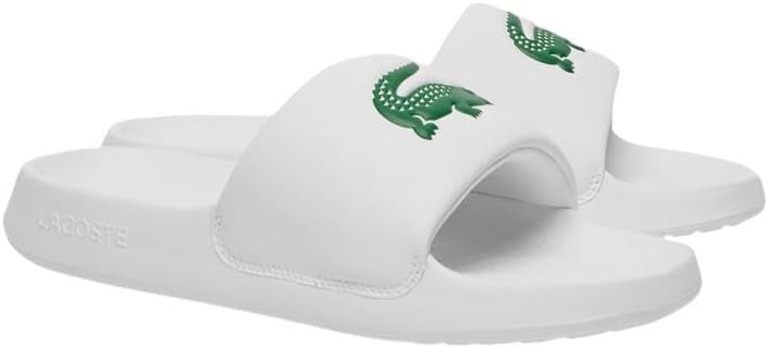 Lacoste Men's Croco 1.0 Synthetic SlidesSandal