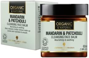 Amphora Aromatics Mandarin & Patchouli Facial Cleansing Balm COSMOS Organic 60ml