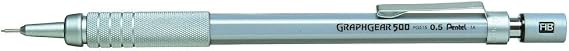 Pentel Graphgear 500 Teknik Çizim ve Yazı İçin Mekanik Kurşun Kalem, 0.5 mm, Orijinal Kutusunda