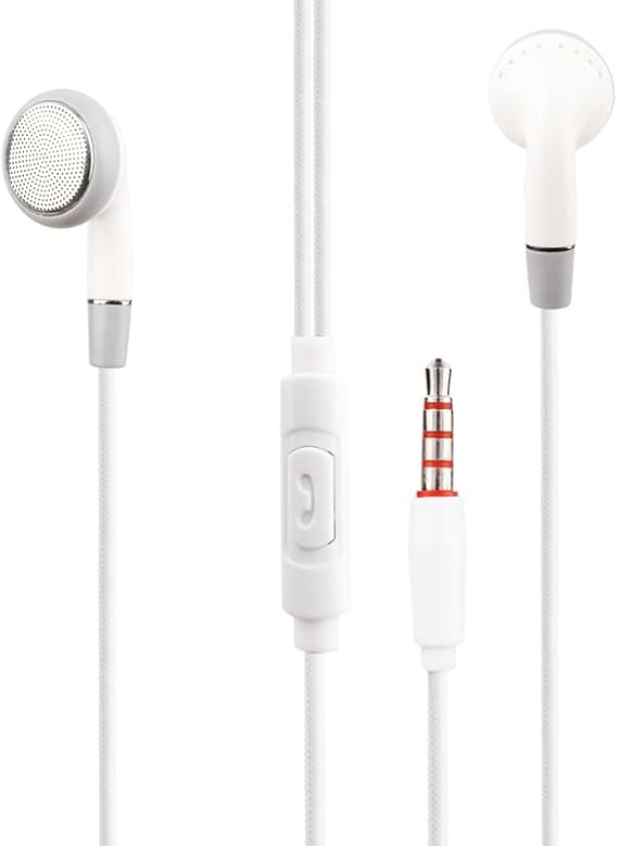 Heartz K105 Stereo 130 Cm Klasİk Çİvİ Jack Efsane DÜz Model Dahİlİ Mİkrofonlu Kablolu Hİfİ Hd Ses Kablolu Kulaklik (beyaz)