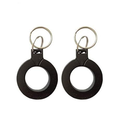 50pcs EM 4100/4102 Keychains 125Khz RFID Proximity ID Card Token Tags Key Fobs (black)