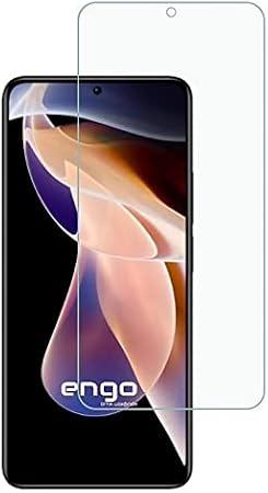 Engo Xiaomi Redmi Note 11 Pro İle Uyumlu Ekran Koruyucu 9H Temperli Kırılmaz Esnek Nano Cam, Çizilmeye Dayanıklı Koruma, HD Şeffaf
