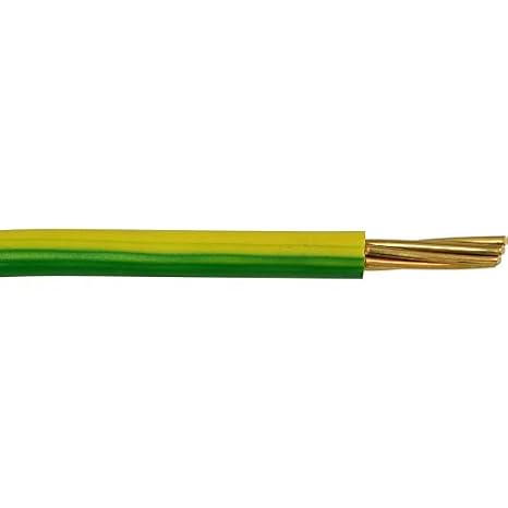1 CORE ELECTRICAL CABLE SINGLE WIRE INSULATED 6491X CUT LENGTH 1.5/2.5/4/6/10mm2 (2.5mm2 x 5m, Black)