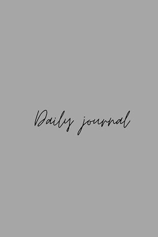 Daily journal/planner/minimalist: Bullet journal